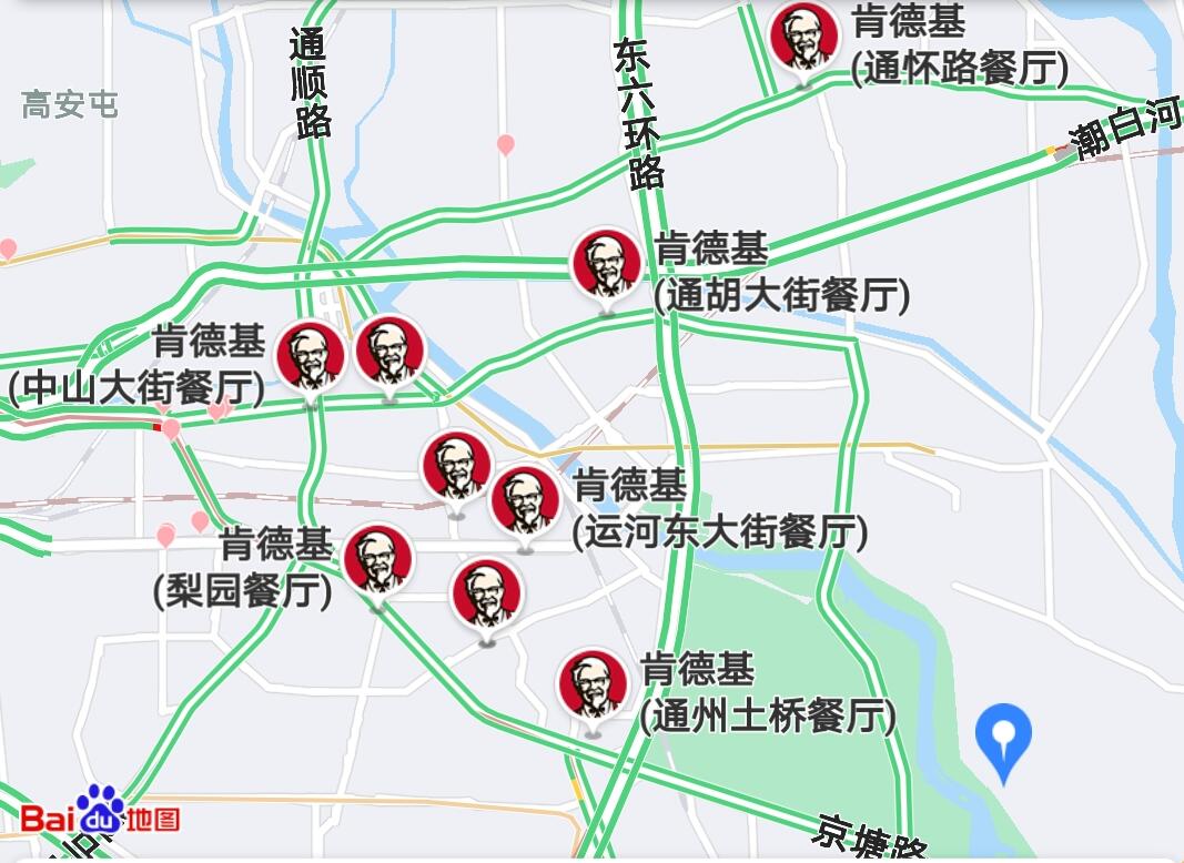 极乐园周围肯德基
